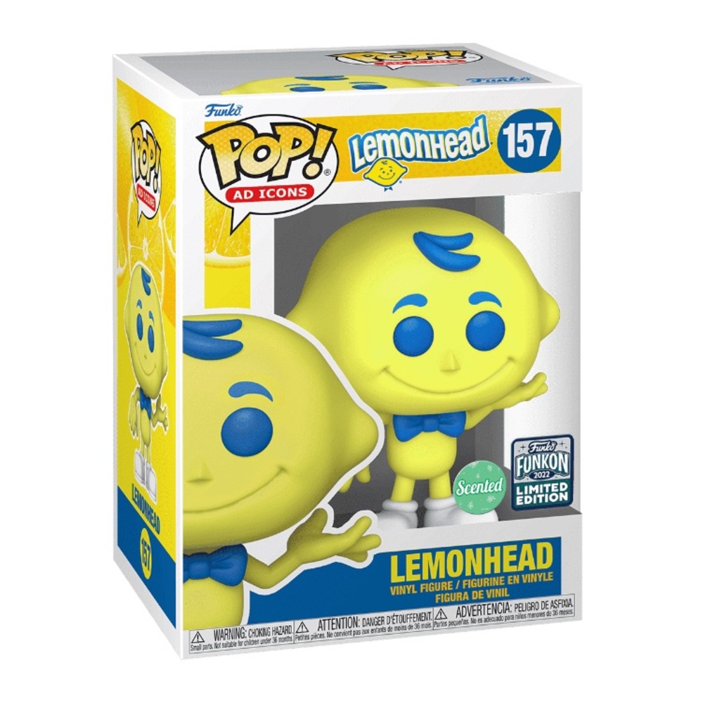 Funko Pop Ad Icons Lemonhead Scented 2022 Funkon Exclusive
